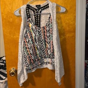 Aztec tank with cover up